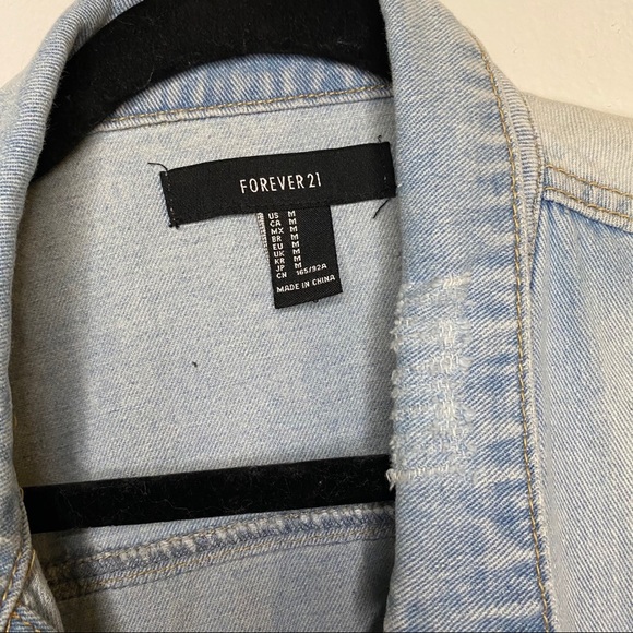 OVERSIZED PAINTERS DENIM JACKET - Picture 3 of 5